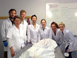 "Team Odin" på dissektionskursus i Arizona